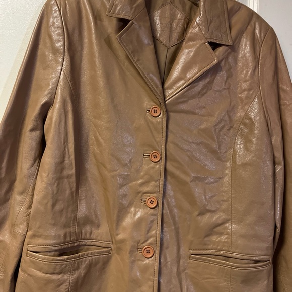 Laura Leigh LTD ~ Women’s ~ Jacket ~ Large ~ Leather ~ Vintage ~ Blazer - Picture 2 of 9